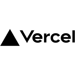 Vercel logo for ai agent development service home page